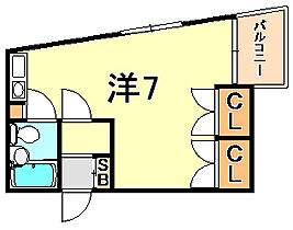 兵庫県神戸市中央区花隈町（賃貸マンション1R・6階・24.00㎡） その2