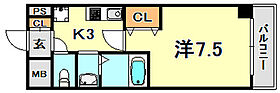 兵庫県神戸市須磨区寺田町２丁目（賃貸マンション1K・3階・25.33㎡） その2