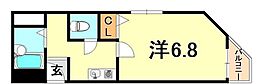 兵庫県神戸市須磨区大黒町１丁目（賃貸マンション1K・4階・24.00㎡） その2