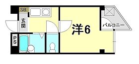 兵庫県神戸市兵庫区新開地５丁目（賃貸マンション1K・3階・16.70㎡） その2