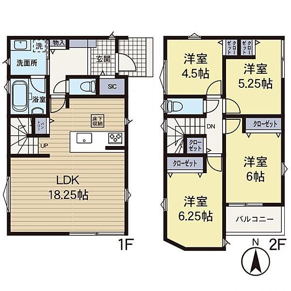 間取りを拡大表示