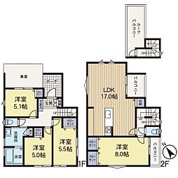 新築分譲戸建 吉野町 全2棟 B号棟