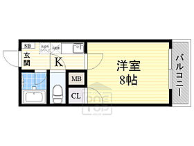 アヴェニール千里  ｜ 大阪府吹田市津雲台５丁目17番36号（賃貸アパート1K・1階・24.02㎡） その2