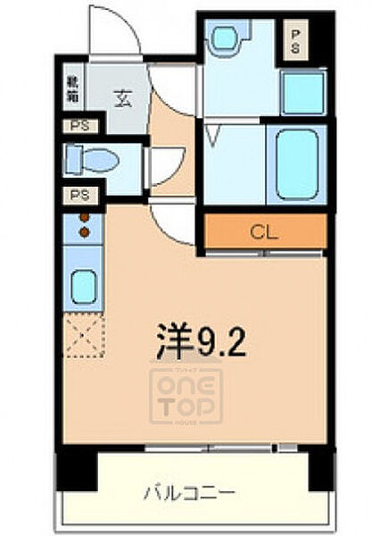 Yuh-3 ｜大阪府豊中市日出町２丁目(賃貸マンション1R・5階・26.16㎡)の写真 その2