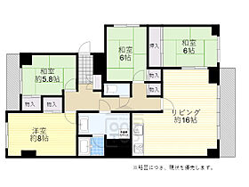 シーアイハイツ千里桃山台C棟  ｜ 大阪府豊中市東泉丘３丁目4番（賃貸マンション4LDK・5階・97.54㎡） その2