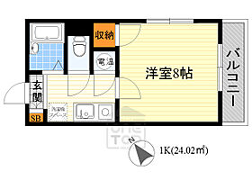 アヴェニール千里  ｜ 大阪府吹田市津雲台５丁目17番36号（賃貸アパート1K・2階・24.02㎡） その2