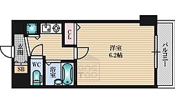 Osaka Metro御堂筋線 江坂駅 徒歩5分の賃貸マンション 5階1Kの間取り
