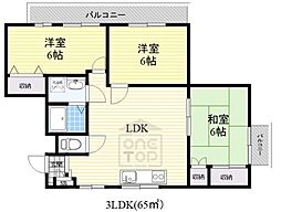 間取図画像 3LDK