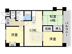 間取図画像 3LDK
