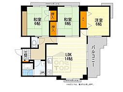 Tamate.マンション 3LDKの間取図画像