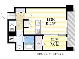 Urbanex江坂広芝 1LDKの間取図画像