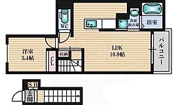 ラ・フォンテ 1LDKの間取図画像