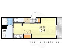 BellLumiere 1Kの間取図画像