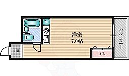 リアライズ江坂 ワンルームの間取図画像
