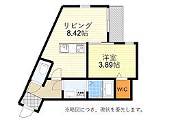 REGALEST千里山 1LDKの間取図画像
