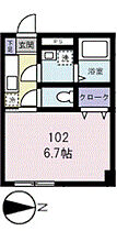 グランバリエ・II 102 ｜ 東京都足立区扇1丁目（賃貸アパート1K・1階・22.43㎡） その2