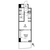 東京都北区田端新町3丁目（賃貸マンション1DK・11階・25.80㎡） その2