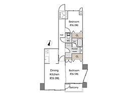 間取図画像 2DK