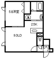 グランピア8－Ｗ4 105 ｜ 北海道旭川市八条西4丁目2（賃貸アパート1LDK・1階・40.70㎡） その2