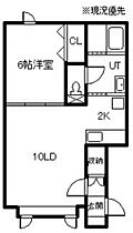 フォレストコーポ東光 202 ｜ 北海道旭川市東光十四条5丁目5-30（賃貸アパート1LDK・2階・45.36㎡） その2