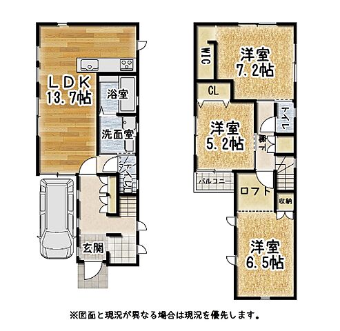 間取り 泉大津市北豊中町2丁目