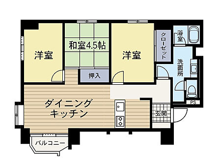 3LDK 間取り