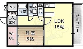 イマキタハイツ18 204 ｜ 兵庫県尼崎市額田町（賃貸マンション1LDK・2階・48.60㎡） その2