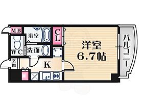 兵庫県尼崎市神田北通６丁目（賃貸マンション1K・9階・22.99㎡） その2