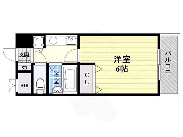 ミネルバ一番館 904｜兵庫県尼崎市昭和通１丁目(賃貸マンション1K・9階・21.39㎡)の写真 その2