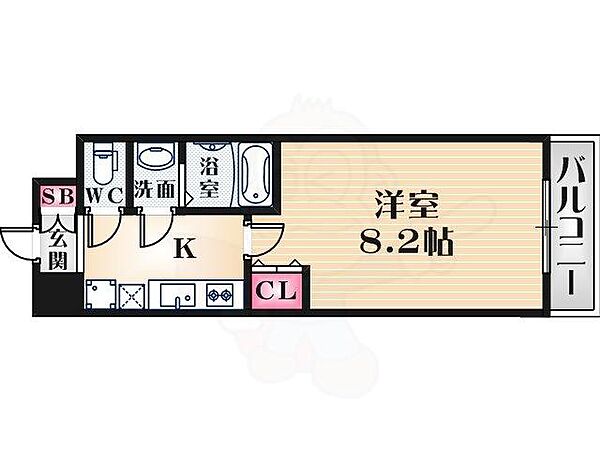 パークフラッツ尼崎 602｜兵庫県尼崎市昭和通４丁目(賃貸マンション1K・6階・25.52㎡)の写真 その2