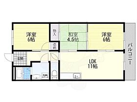 シャトー塚口  ｜ 兵庫県尼崎市上ノ島町１丁目（賃貸マンション3LDK・5階・67.83㎡） その2