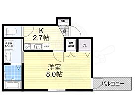 兵庫県尼崎市杭瀬南新町４丁目9番23号（賃貸マンション1K・1階・25.51㎡） その2