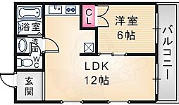 ピオーネ東七松B棟 3階/-