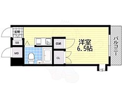グローバル立花 ワンルームの間取図画像