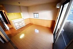 JR武蔵野線 吉川駅 徒歩19分の賃貸アパート 3階2LDKのリビング/ダイニング