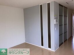 JR武蔵野線 吉川駅 徒歩23分の賃貸アパート 2階1LDKのリビング/ダイニング