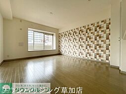 東武伊勢崎線 獨協大学前駅 徒歩3分の賃貸マンション 8階2SLDKのリビング/ダイニング