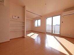 JR武蔵野線 吉川美南駅 徒歩12分の賃貸アパート 2階2LDKのリビング/ダイニング