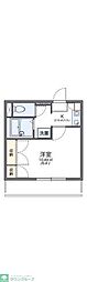レオパレスツーエイト 1Kの間取図画像