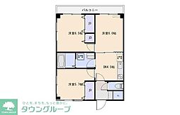 メゾンヨシザワ 3DKの間取図画像