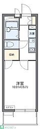 レオパレスT&K 1Kの間取図画像