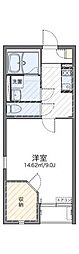 レオネクストブランメゾン 1Kの間取図画像