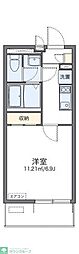 レオネクスト藤仁並木 1Kの間取図画像