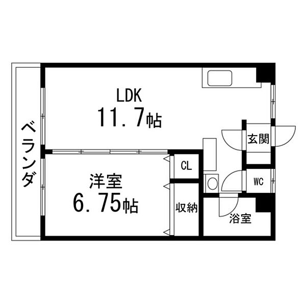 サンハイツ柏木 ｜宮城県仙台市青葉区柏木1丁目(賃貸マンション1LDK・8階・45.48㎡)の写真 その2