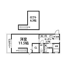 ブランニューY&S  ｜ 宮城県仙台市若林区南小泉（賃貸アパート1K・2階・31.05㎡） その2