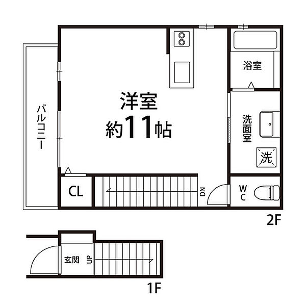 メトロコート六丁の目 ｜宮城県仙台市若林区六丁の目中町(賃貸アパート1R・1階・29.60㎡)の写真 その2