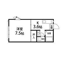 オークヒルズ 201 ｜ 宮城県仙台市青葉区角五郎1丁目（賃貸アパート1K・2階・24.50㎡） その2