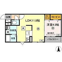 DHCR広瀬町  ｜ 宮城県仙台市青葉区広瀬町（賃貸アパート1LDK・1階・38.92㎡） その2