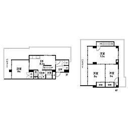 柏木エステート 4DKの間取図画像