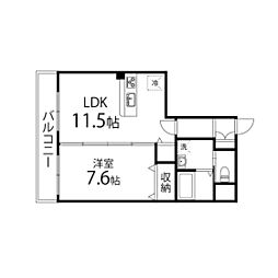 間取図画像 1LDK